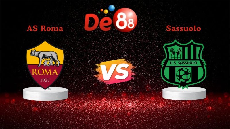 DE88 Soi kèo AS Roma vs Sassuolo 00h00 ngày 11/01/2026 - Serie A