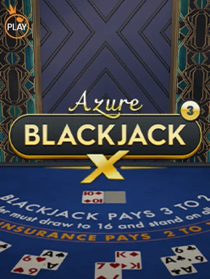 DE88 Blackjack X 3 - Azure