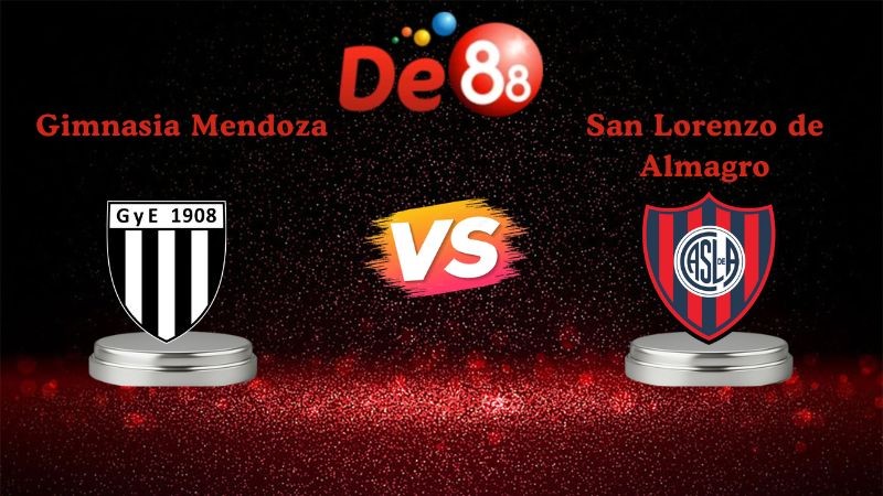 DE88 Soi kèo Gimnasia Mendoza vs San Lorenzo de Almagro 06h00 ngày 28/01/2026 - VĐQG Argentina